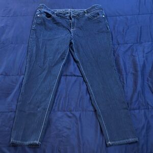 Simply Vera Vera Wang Dark Blue Skinny Jeans